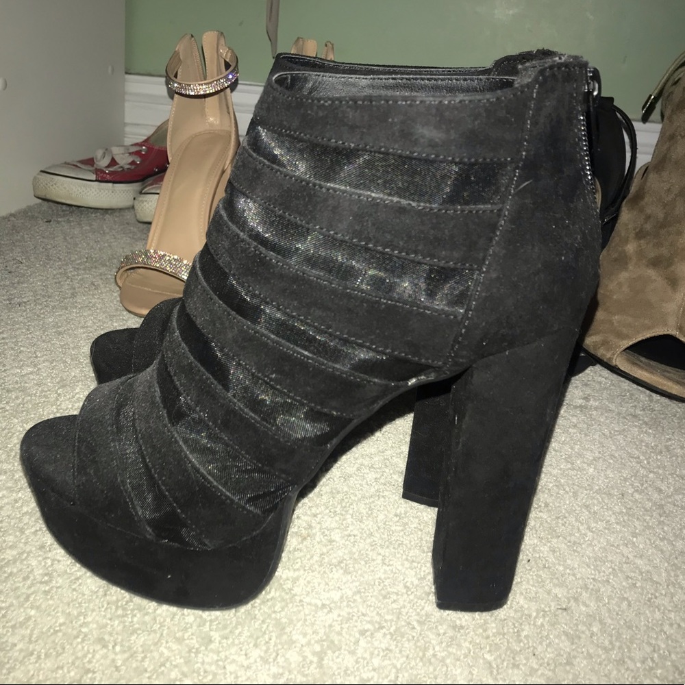 Black heels